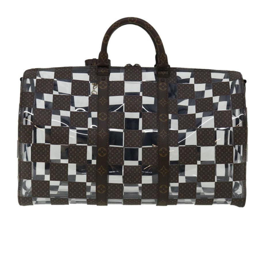 【日本直送】路易威登 Monogram 西洋棋 Keepall Bandouliere 50 波士頓 M20864 LV 正品 31818A-1