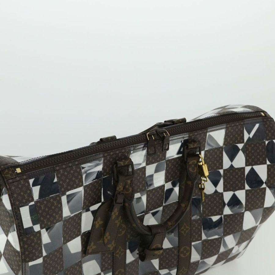 【日本直送】路易威登 Monogram 西洋棋 Keepall Bandouliere 50 波士頓 M20864 LV 正品 31818A-5