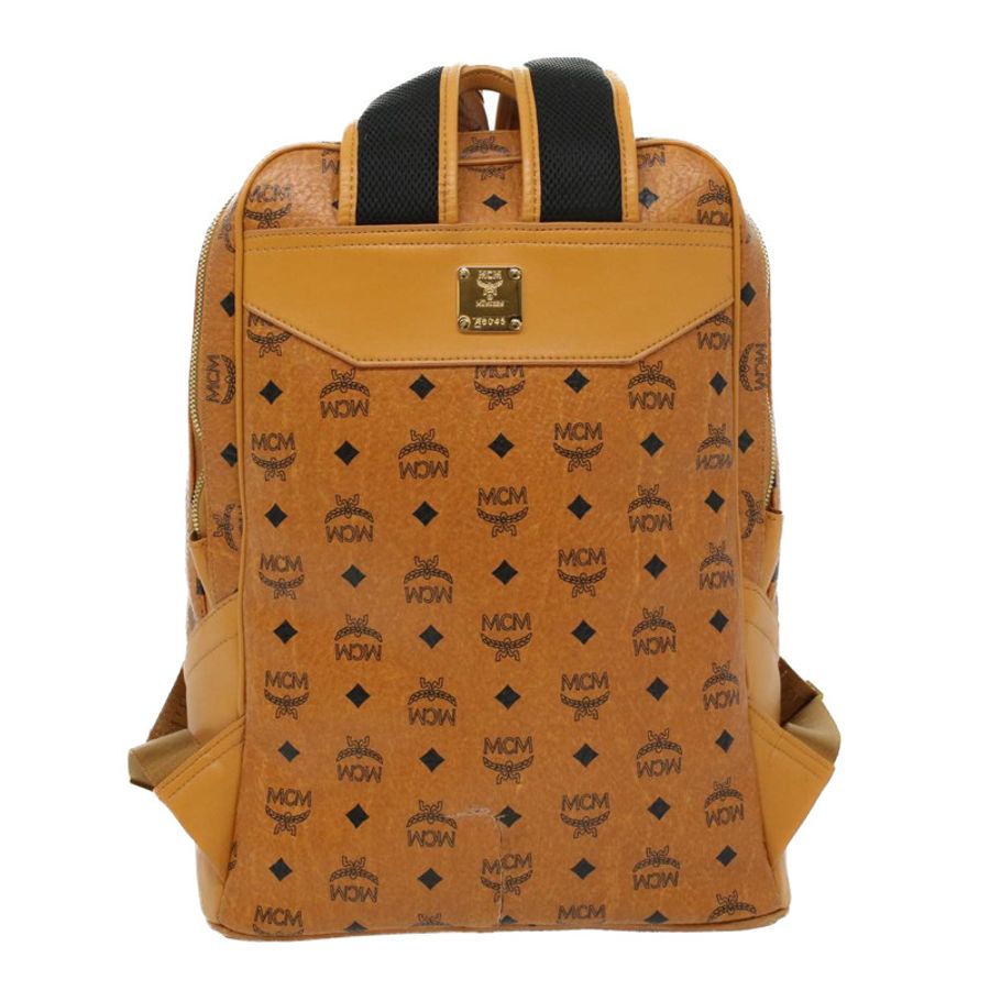 【日本直送】MCM 標誌背包 PVC 皮革 棕色 正品 ki2560-2