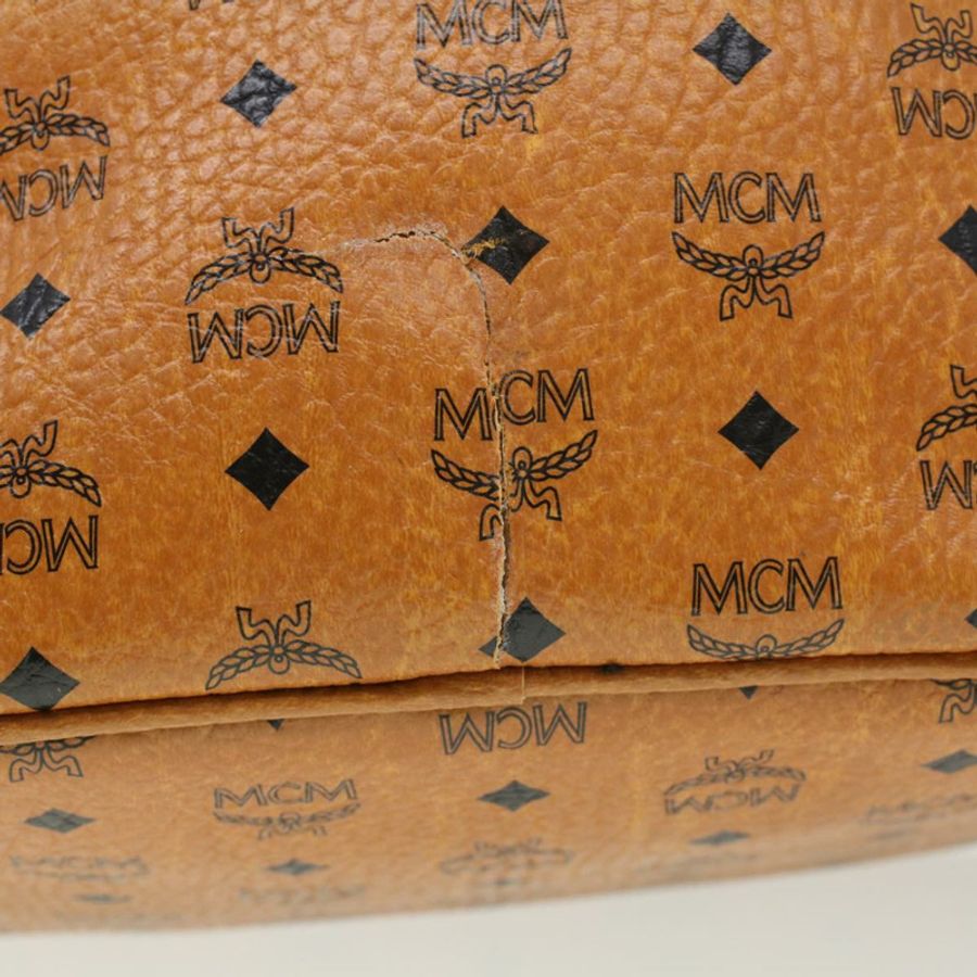 【日本直送】MCM 標誌背包 PVC 皮革 棕色 正品 ki2560-3