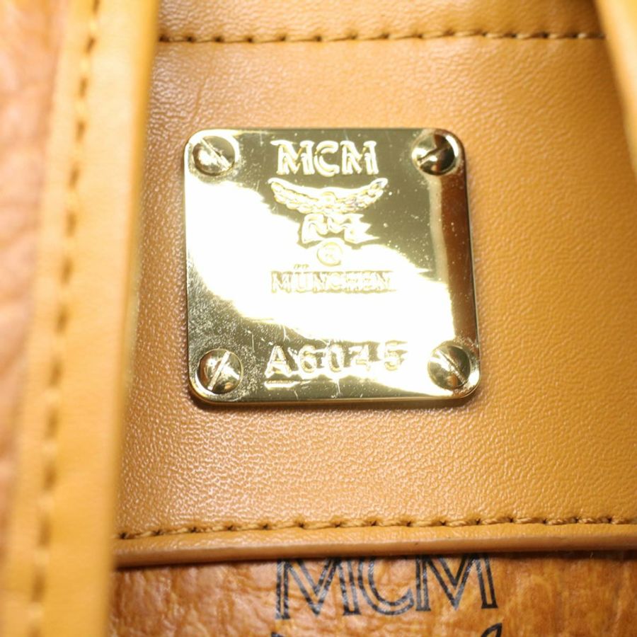 【日本直送】MCM 標誌背包 PVC 皮革 棕色 正品 ki2560-27