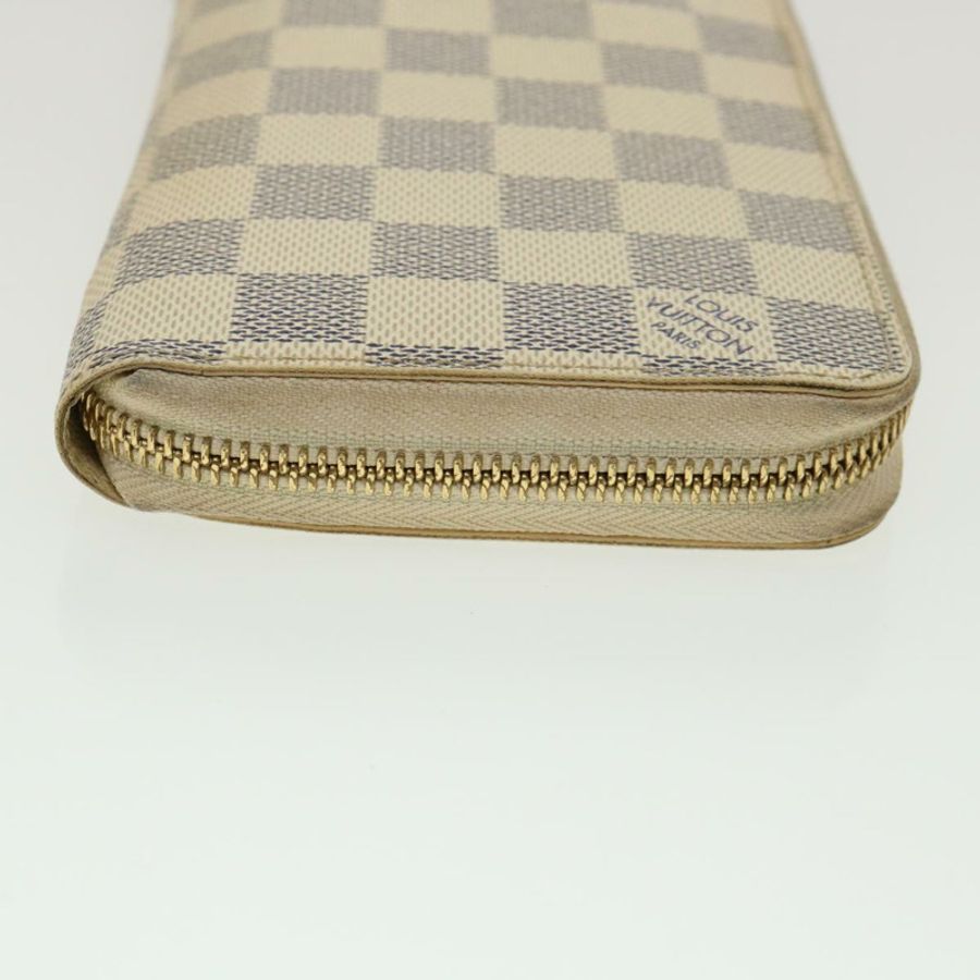【日本直送】路易威登 Damier Azur Zippy 長版皮夾 N60019 LV Auth th3255-2