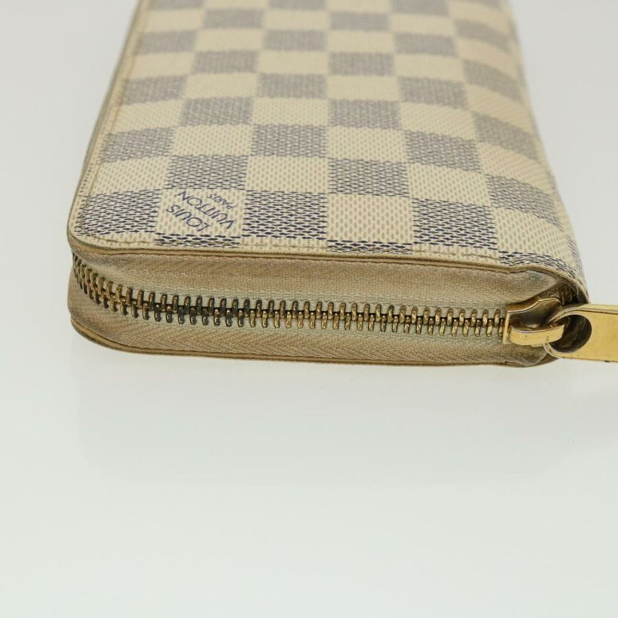 【日本直送】路易威登 Damier Azur Zippy 長版皮夾 N60019 LV Auth th3255-4
