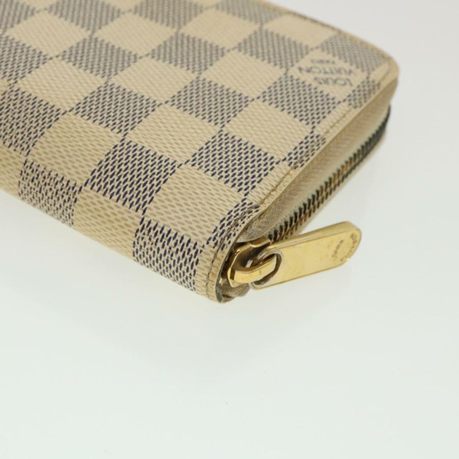 【日本直送】路易威登 Damier Azur Zippy 長版皮夾 N60019 LV Auth th3255-13