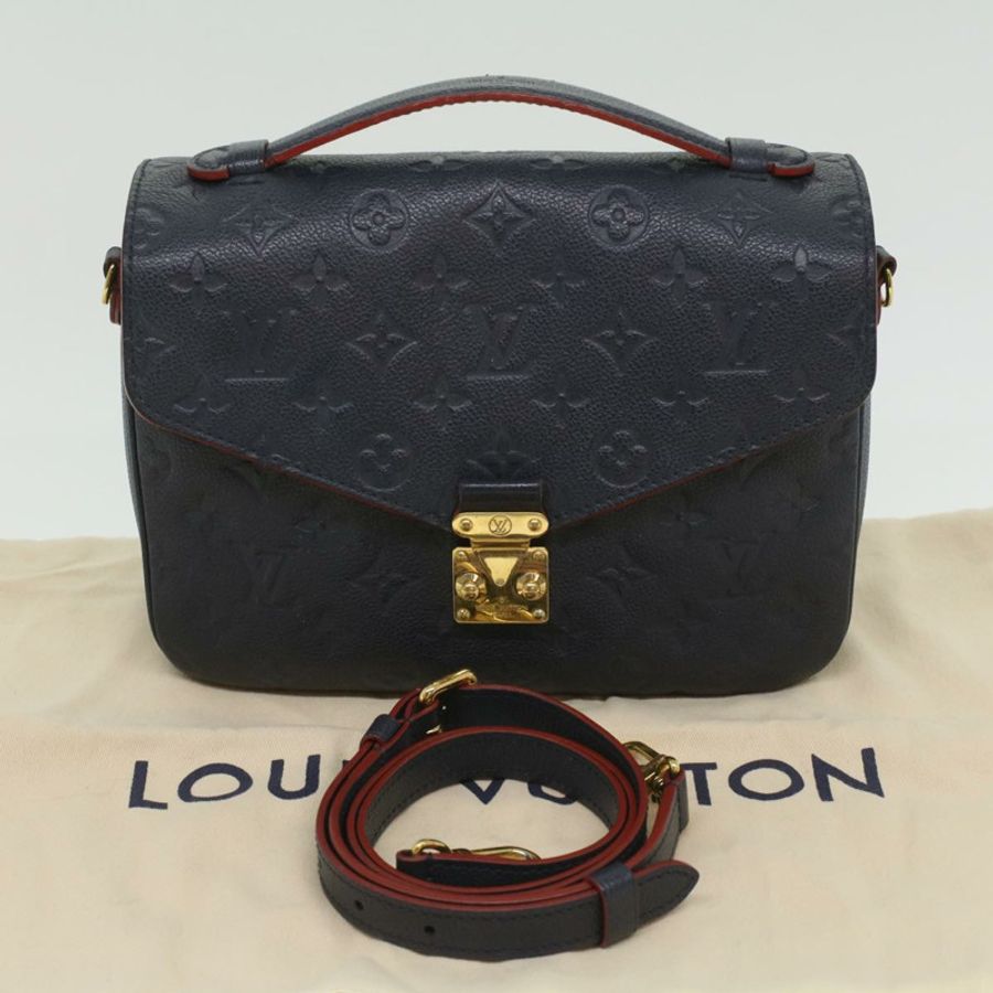 【日本直送】路易威登 Empreinte Pochette Metis 中型手袋 MarineRouge M44071 正品 bs3793-11