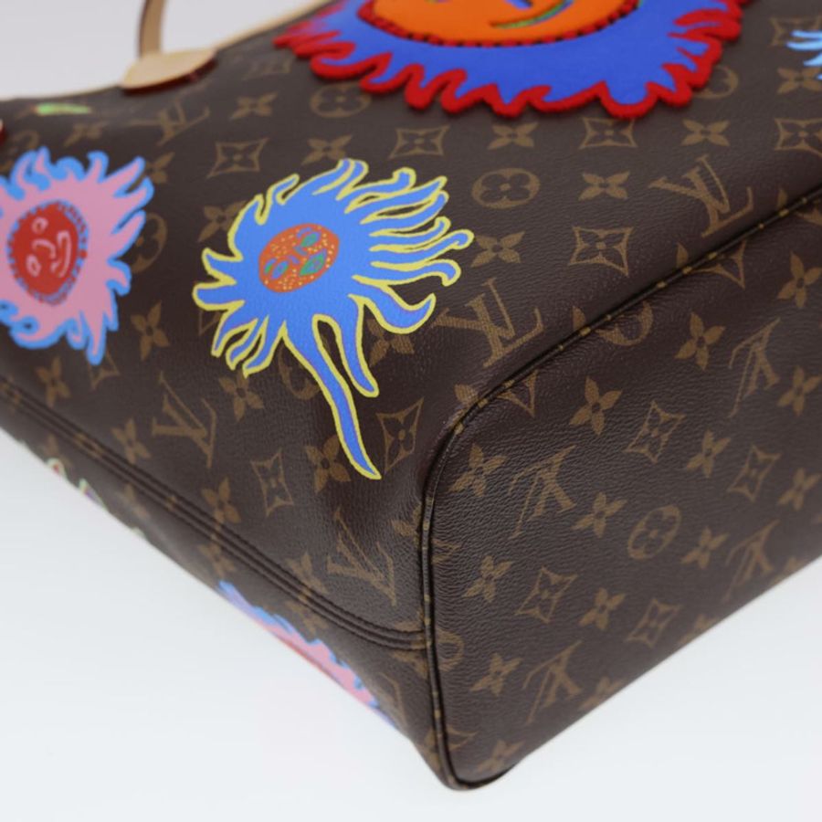 【日本直送】路易威登草間彌生人臉圖案 Neverfull MM 手提包 M46447 LV 正品 40256A-15
