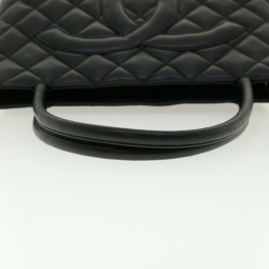 【日本直送】CHANEL 手提包魚子醬皮黑 CC 正品 am4270-6