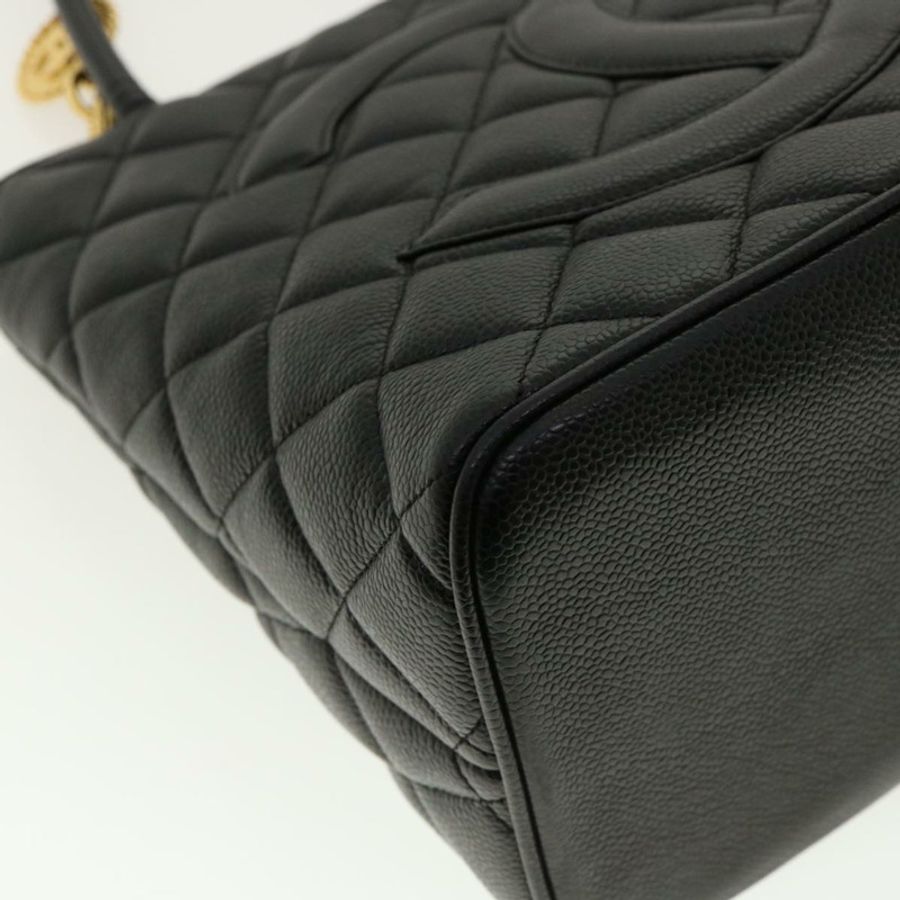 【日本直送】CHANEL 手提包魚子醬皮黑 CC 正品 am4270-13