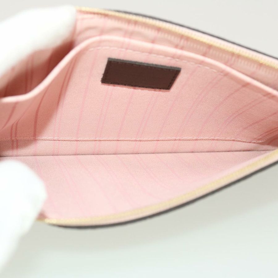 【日本直送】路易威登 Damier Ebene Rose valerine Neverfull 中型托特包 N41603 正品 42621-26