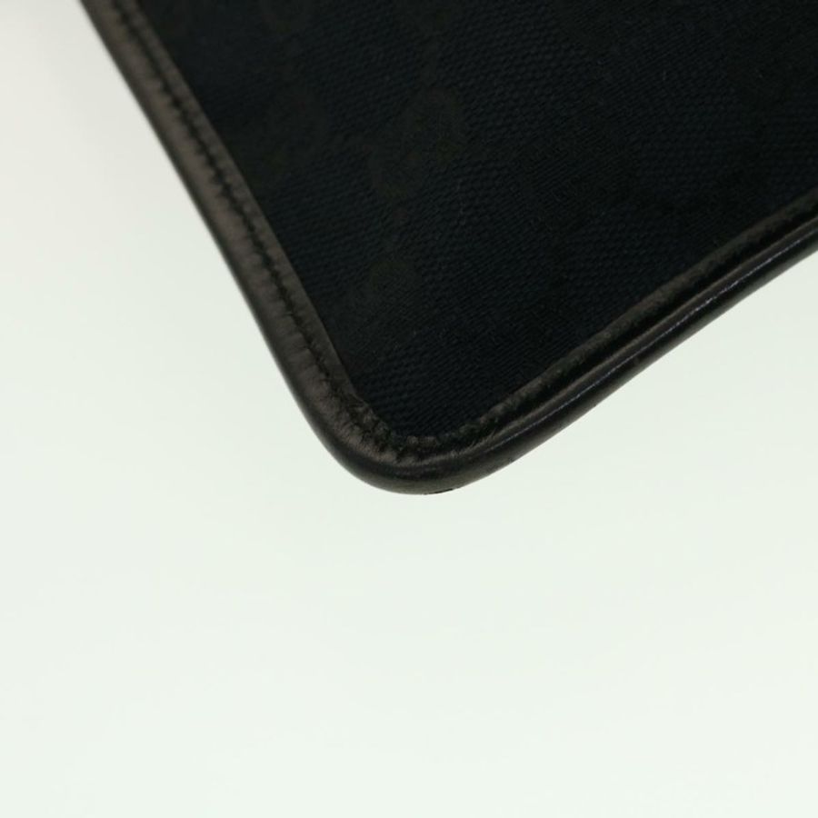 【日本直送】GUCCI GG帆布平底肩背包 黑色 0348 正品 ki2992-16