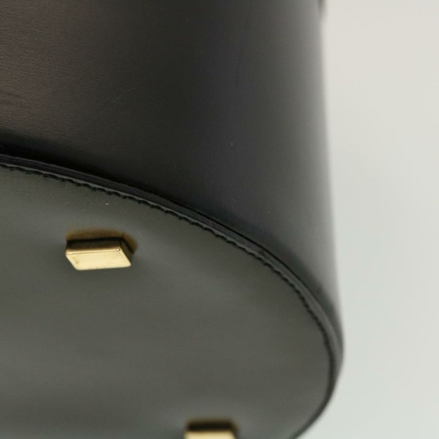 【日本直送】CELINE 化妝包 皮革 黑色 金色 正品 43930-7