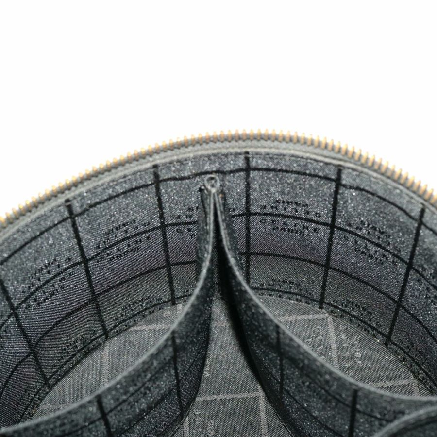 【日本直送】CELINE 化妝包 皮革 黑色 金色 正品 43930-19