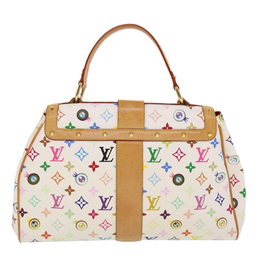 【日本直送】路易威登我喜歡 Monogram Sac 復古 GM 手提包白色 M92053 LV 正品 44514-1
