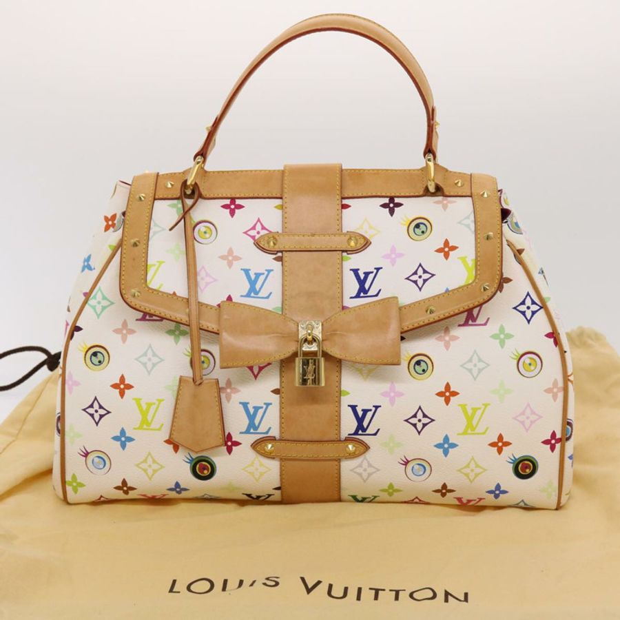 【日本直送】路易威登我喜歡 Monogram Sac 復古 GM 手提包白色 M92053 LV 正品 44514-11