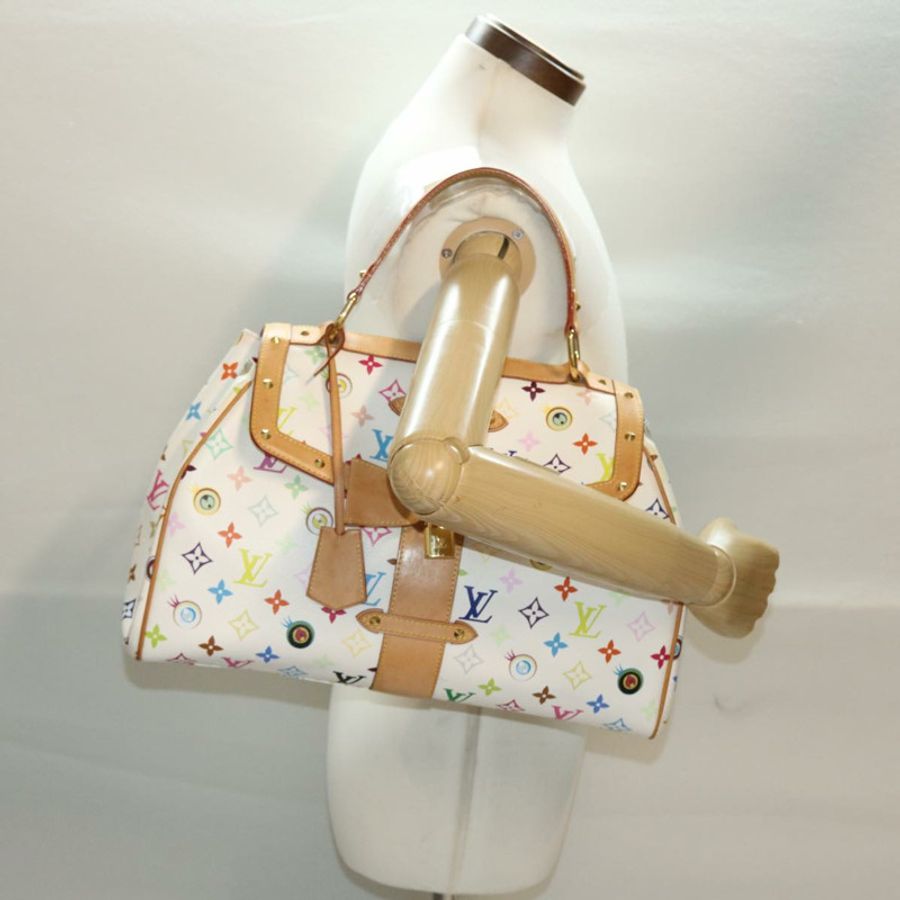 【日本直送】路易威登我喜歡 Monogram Sac 復古 GM 手提包白色 M92053 LV 正品 44514-24