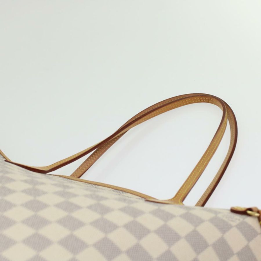 【日本直送】路易威登 Damier Azur Neverfull 中型手提包 N41605 LV 正品 42824-7