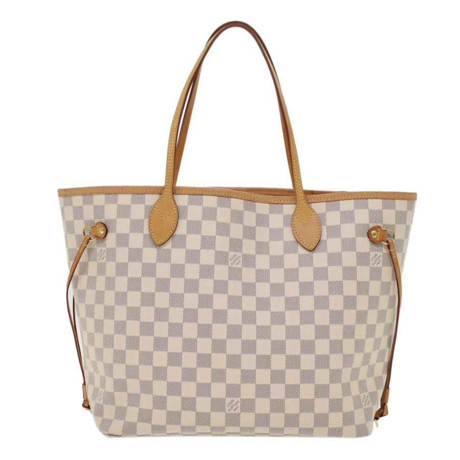 【日本直送】路易威登 Damier Azur Neverfull 中型手提包 N41605 LV 正品 42824-12