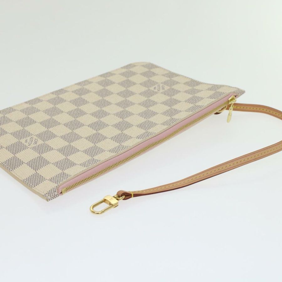 【日本直送】路易威登 Damier Azur Neverfull 中型手提包 N41605 LV 正品 42824-24
