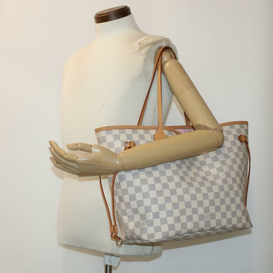 【日本直送】路易威登 Damier Azur Neverfull 中型手提包 N41605 LV 正品 42824-31