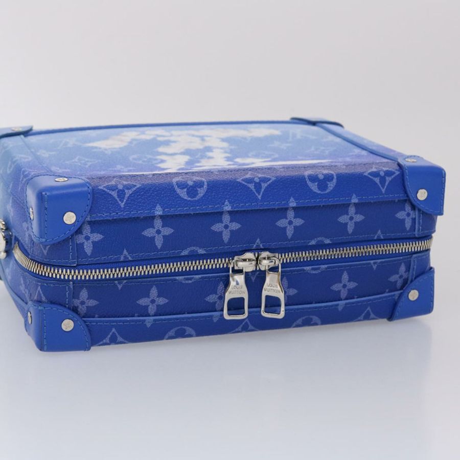 【日本直送】路易威登 Monogram Clouds 軟單肩包藍色 M45430 LV Auth 46350A-4