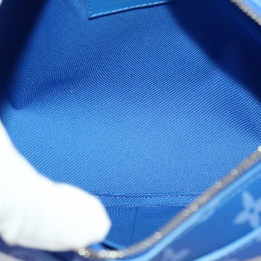 【日本直送】路易威登 Monogram Clouds 軟單肩包藍色 M45430 LV Auth 46350A-9