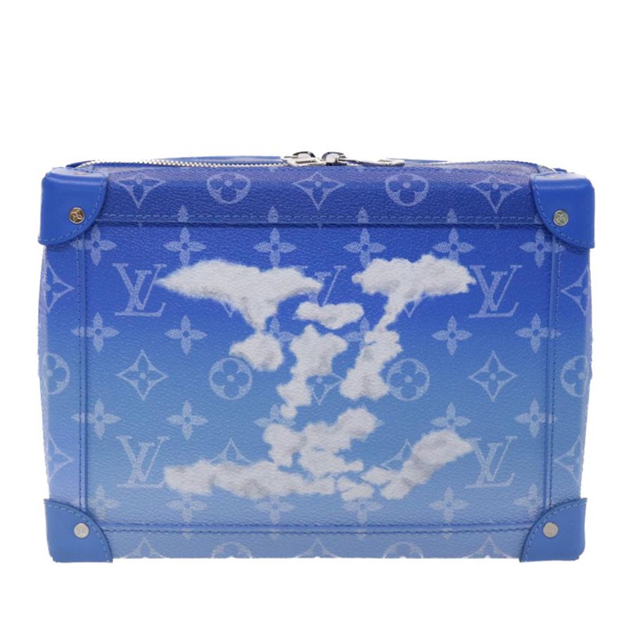 【日本直送】路易威登 Monogram Clouds 軟單肩包藍色 M45430 LV Auth 46350A-12