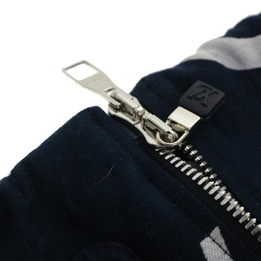 【日本直送】路易威登 (LOUIS VUITTON) 19春夏系列 Galaxy 可折疊 Logo 連帽衫，海軍藍/白色，LV 正品 ak192-5