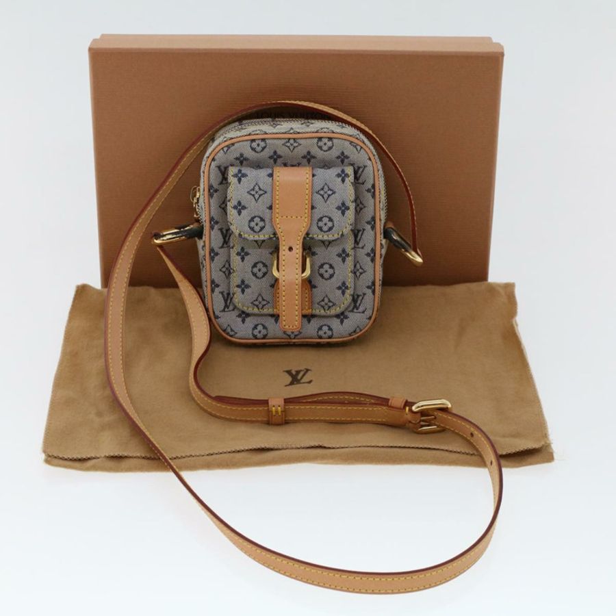 【日本直送】路易威登 Monogram Mini Juliet PM 肩背包 藍色 M92005 LV Auth am4662-11