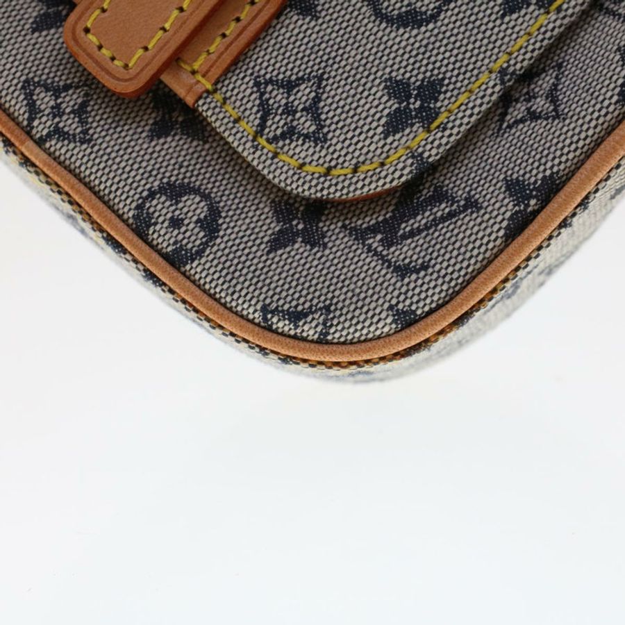 【日本直送】路易威登 Monogram Mini Juliet PM 肩背包 藍色 M92005 LV Auth am4662-14