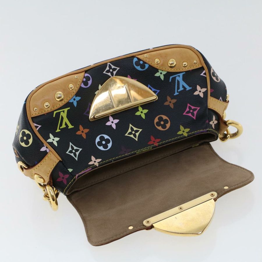【日本直送】路易威登 Monogram 多色 Marilyn 單肩包黑色 LV 正品 46978-9