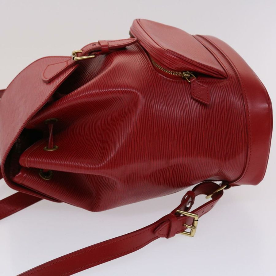 【日本直送】路易威登 Epi Montsouris 中型背包摩納哥 700 號紅色 LV 正品 47479-3