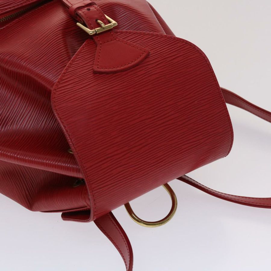 【日本直送】路易威登 Epi Montsouris 中型背包摩納哥 700 號紅色 LV 正品 47479-5