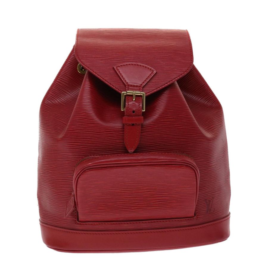 【日本直送】路易威登 Epi Montsouris 中型背包摩納哥 700 號紅色 LV 正品 47479-12