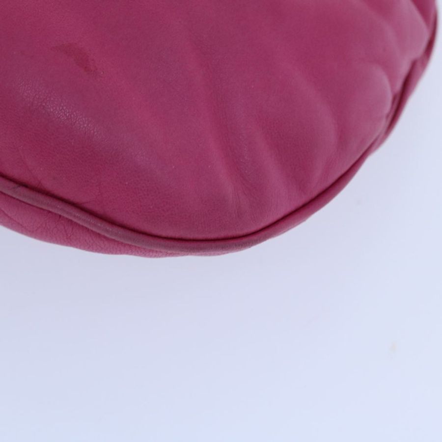 【日本直送】Miu Miu 手提包 皮革 粉紅色 金色 正品 am4820-13
