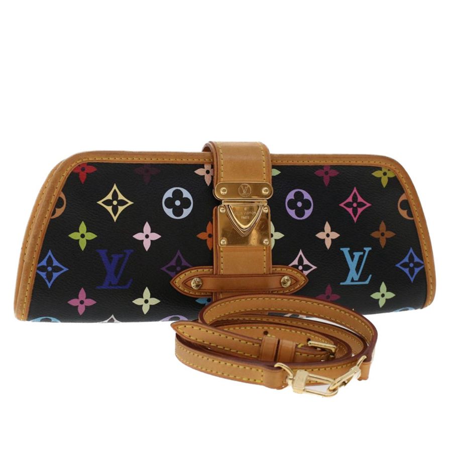 【日本直送】路易威登 Monogram 多色 Shirley 單肩包黑色 M40050 正品 49434-0
