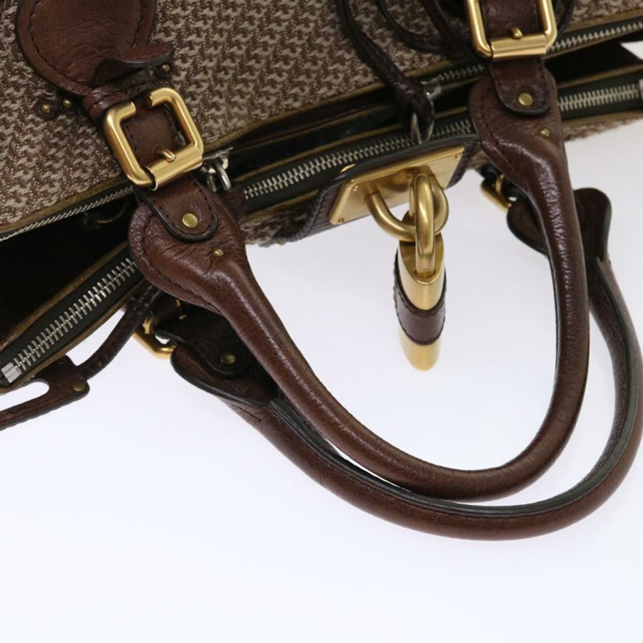 【日本直送】Chloe Paddington 波士頓包羊毛棕 03-07-51-5267 正品 yk8036-6