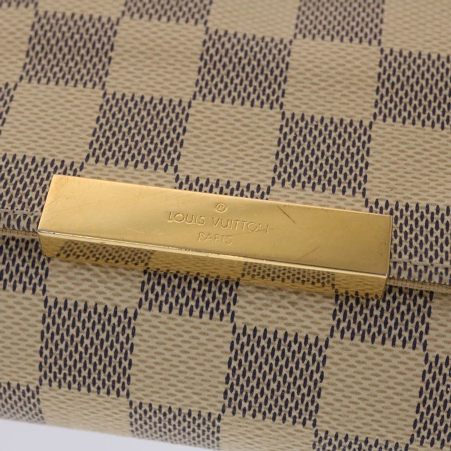 【日本直送】路易威登 Damier Azur Favorit PM 肩背包 2way N41277 LV Auth 49499-7