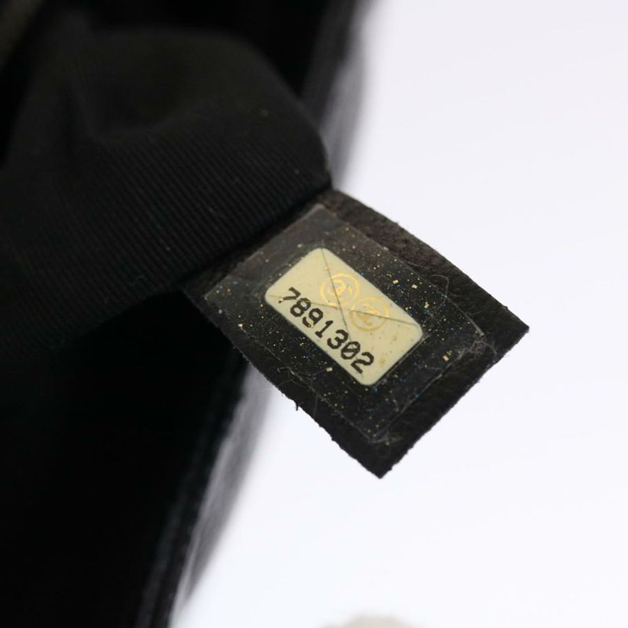 【日本直送】香奈兒手提包魚子醬皮膚標準黑色 CC 正品 49494-10