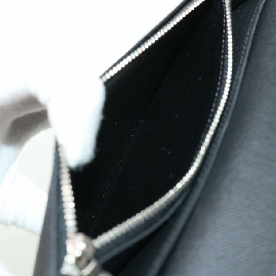 【日本直送】LOUIS VUITTON Taiga 皮革 Portefeuille Braza 皮夾 黑色 M30285 LV 正品 49939A-10