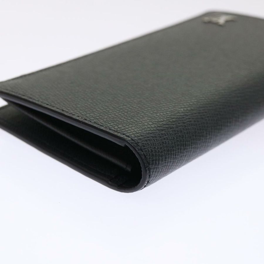 【日本直送】LOUIS VUITTON Taiga 皮革 Portefeuille Braza 皮夾 黑色 M30285 LV 正品 49939A-14