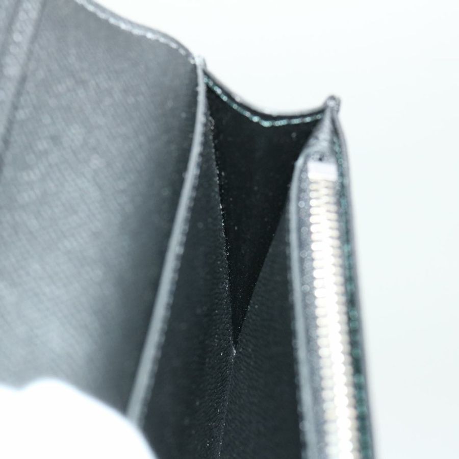 【日本直送】LOUIS VUITTON Taiga 皮革 Portefeuille Braza 皮夾 黑色 M30285 LV 正品 49939A-22