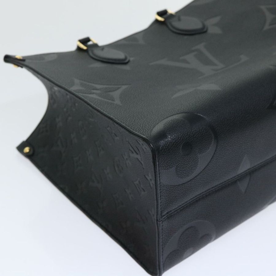 【日本直送】路易威登 Monogram Empreinte On The Go 中型包 2way 黑色 M45595 正品 49493A-15