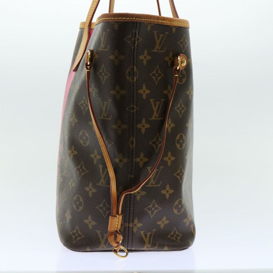 【日本直送】路易威登 Monogram V line Neverfull MM 手提包 粉紅色 M41602 LV Auth am4905-2