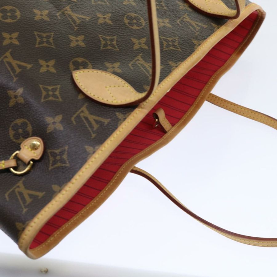 【日本直送】路易威登 Monogram V line Neverfull MM 手提包 粉紅色 M41602 LV Auth am4905-6