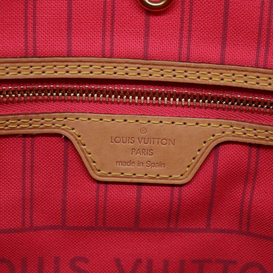 【日本直送】路易威登 Monogram V line Neverfull MM 手提包 粉紅色 M41602 LV Auth am4905-17