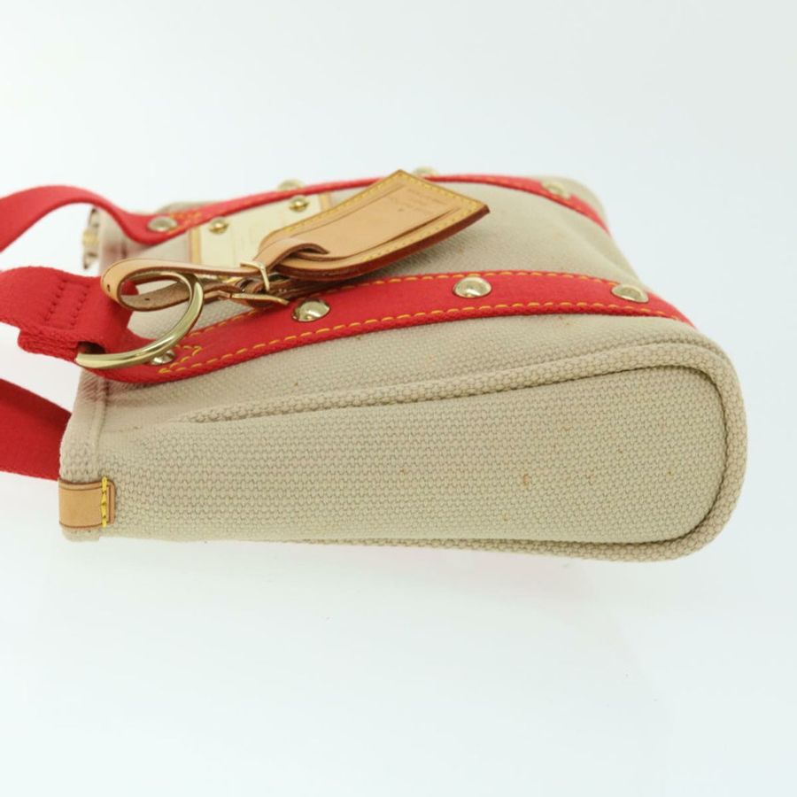 【日本直送】路易威登 Antigua Cabas 小號手袋紅色米色 M40038 LV 正品 51797-3