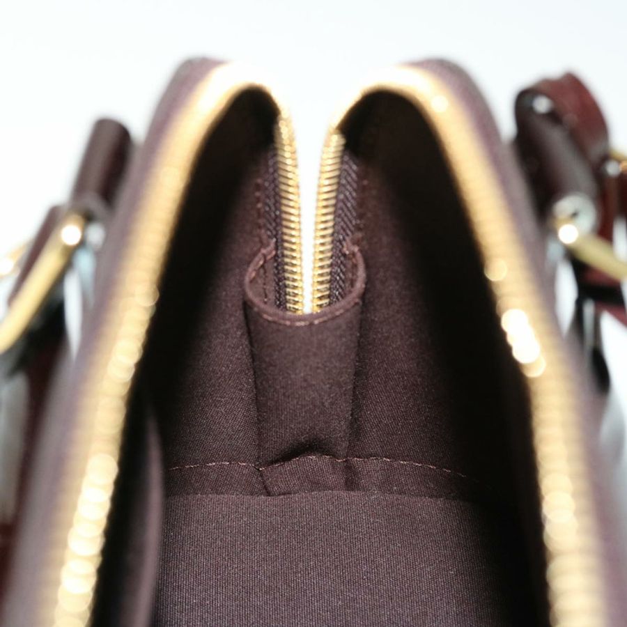 【日本直送】路易威登 Monogram Vernis Rayure Alma BB 包 Amarante M91700 LV 正品 51268A-21