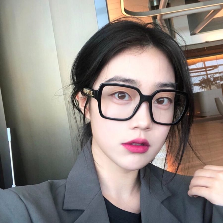 CHANEL✨方大框金LOGO鏡腿 100%防紫外線可配度數CH5408-1