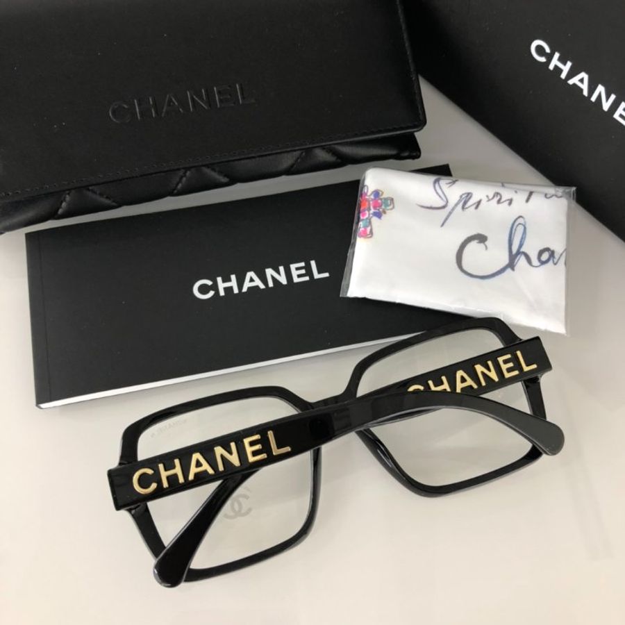 CHANEL✨方大框金LOGO鏡腿 100%防紫外線可配度數CH5408-4