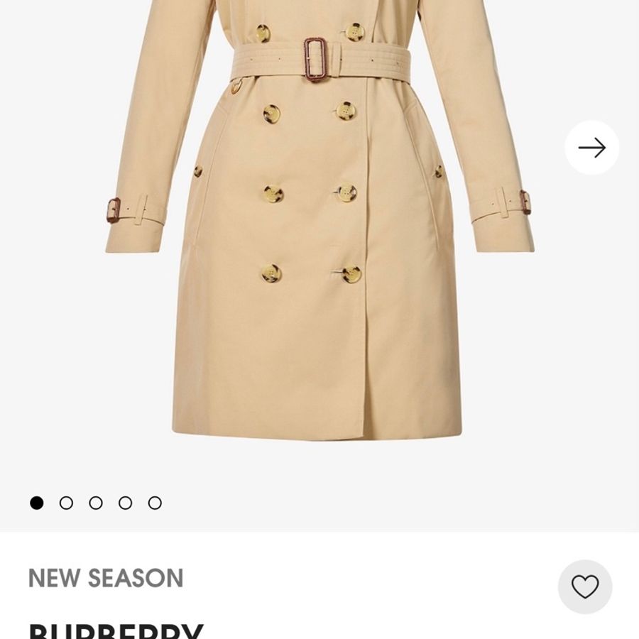 [全新未剪標 倫敦購證］Burberry經典款Kensington蜜金色風衣🧥穿上秒變女神-2